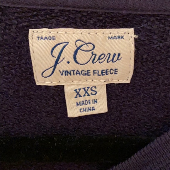 J Crew Navy Crewneck Sweater - Picture 3 of 3